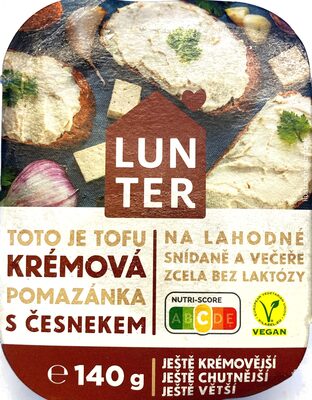 Tofu krémová rostlinná pomazánka s česnekem