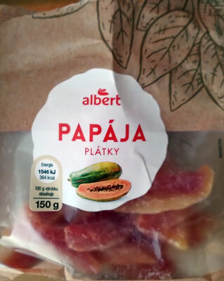 Papája plátky Albert