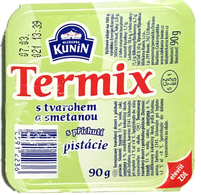 Termix s příchutí pistácie