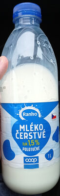 Mléko čerstvé polotučné