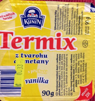 Termix s příchutí vanilka