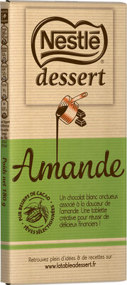 NESTLE DESSERT Chocolat Blanc Amande