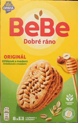 BeBe dobré ráno originál oříškové s medem