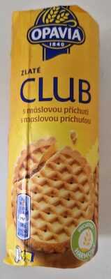 Zlaté Club sušenky s máslovou příchutí