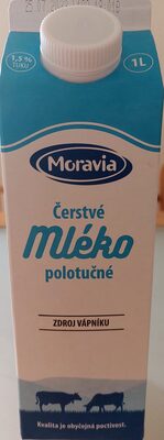Čerstvé mléko polotučné