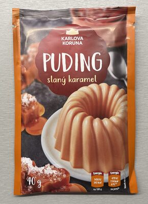 Puding slaný karamel