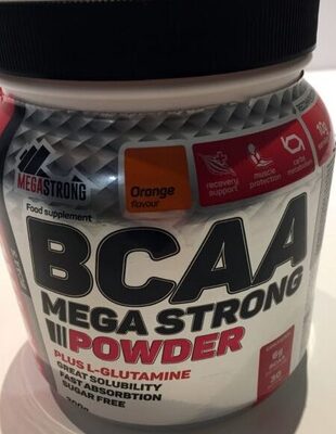 BCAA Mega Strong Powder pomeranč