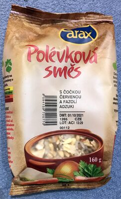 Polévková směs s červenou čočkou a fazolí adzuki