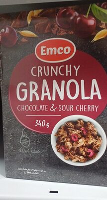 CRUNCHY GRANOLA chocolate & sour cherry