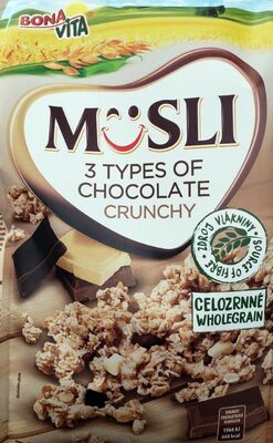 Musli 3 typy čokolády