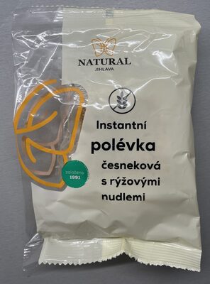 Instantní polévka česneková s rýžovými nudlemi
