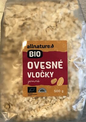 Bio ovesné vločky jemné