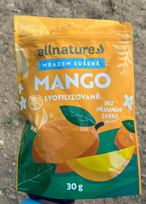 Mrazem sušené mango