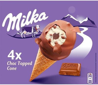 Milka Choc Topped Cone