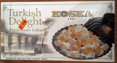 Koska Turkish Delights Plain 500G (Pack Of 2)