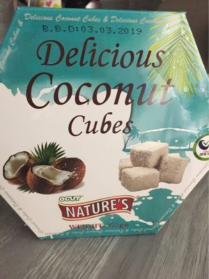 Coconut cubes