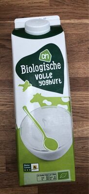 Biologische volle yoghurt