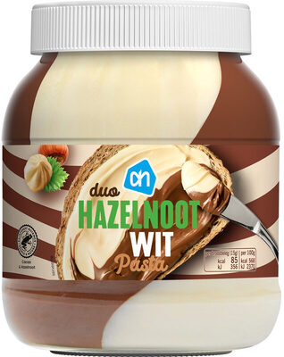 Duo pasta hazelnoot wit