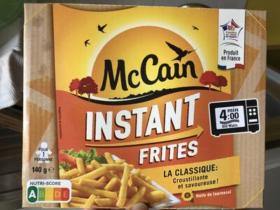 Instant frites pour le micro-ondes