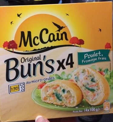 4 Bun's Poulet Fromage Frais