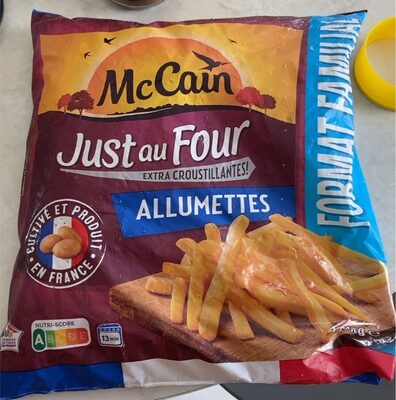 Just au four extra croustillantes allumettes