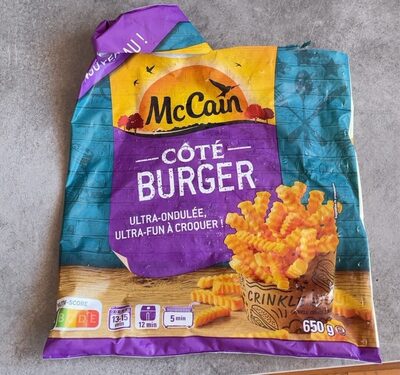 Frites côté burger