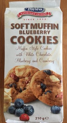 Soft muffin blueberry cookies