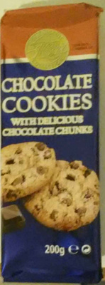 Chocolate Cookies with delicious chocolate chunks