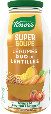 Super soupe légumes duo de lentilles