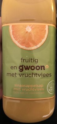 Sinaasappelsap met vruchtvlees