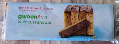 minder suiker koekreep