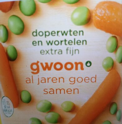 doperwten en wortelen extra fijn