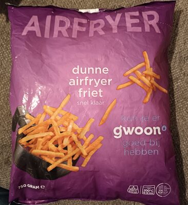 Dunne airfryer friet