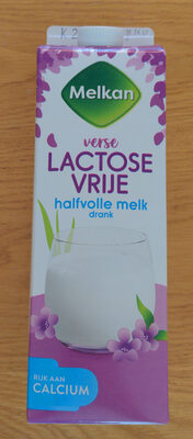 Verse Lactosevrije halfvolle melk drank