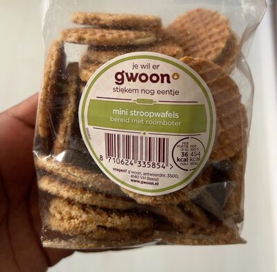 Mini stroopwafels roomboter