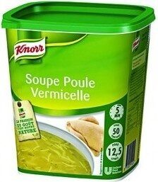 Soupe De Poule Vermicelle Déshydratée