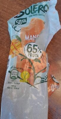Helado Solero mango