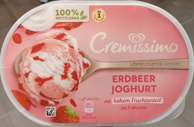 Eis Erdbeer-Joghurt