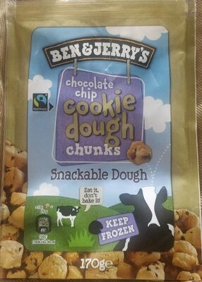 Ben & Jerry's Glace Dessert Glacé Chocolate Chip Cookie Dough 170g
