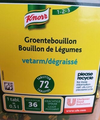 Bouillon de légumes dégraissé