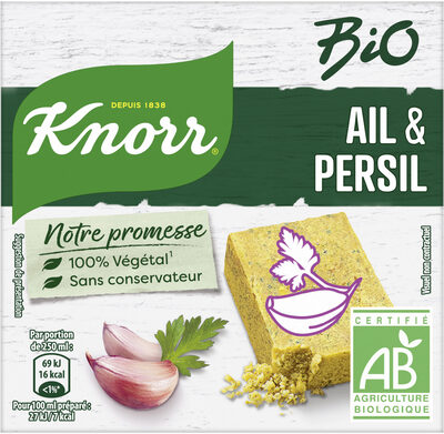 Cubes Bio Ail & Persil