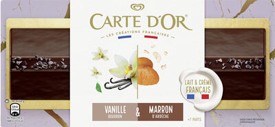 Carte D'Or Bûche Glacée Vanille Bourbon & Marron d'Ardèche 700ml
