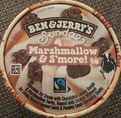 Ben & Jerry's Glace en Pot Sundae Marshmallow & S'more 427ml