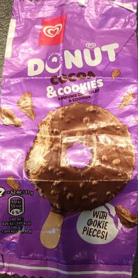 Donut parfum chocolat et cookies