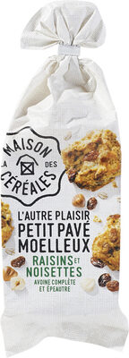 L'autre Plaisir - Petit pavé moelleux raisins et noisettes