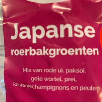 Japanse roerbakgroenten