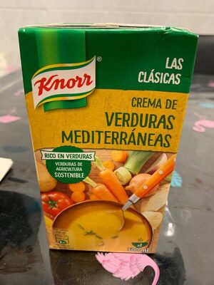 Crema de verduras mediterráneas