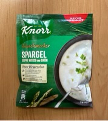 Spargel Suppe weiss & grün
