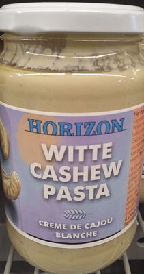 Witte cashew pasta