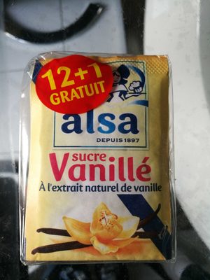 Alsa Sucre vanillé les 13 sachets de 7,5 g